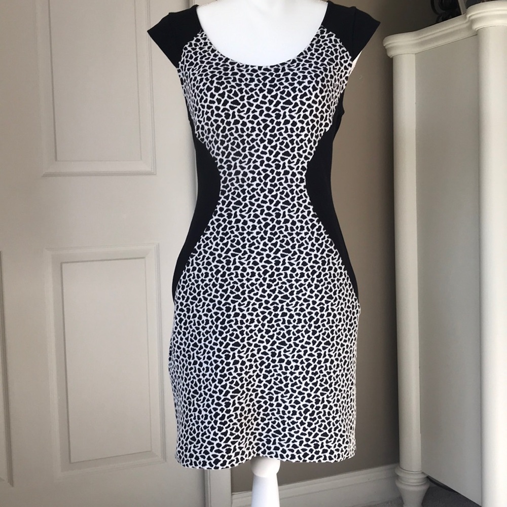 Black and White women’s dress by Express.